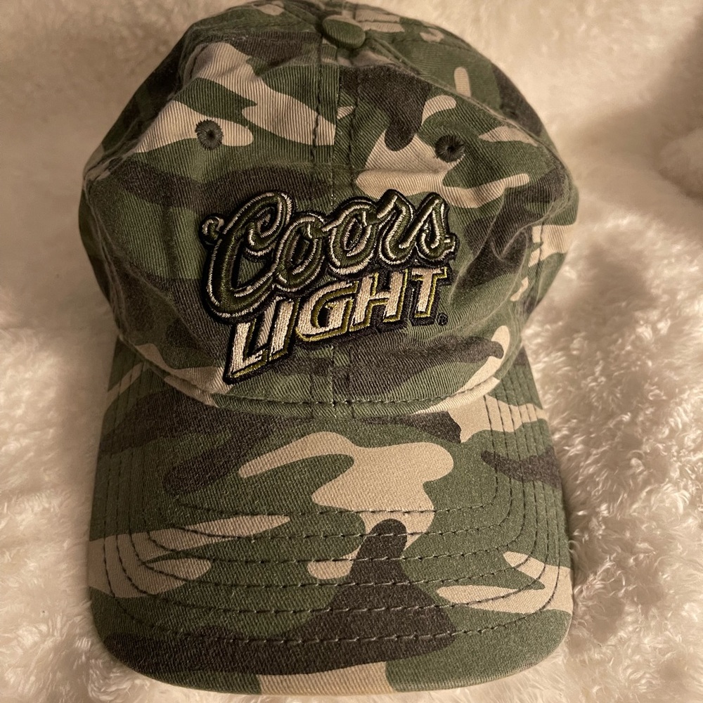 Coors Light Camo Fitted Hat